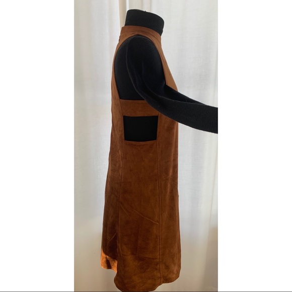 Oh My Love faux suede tank dress urban outfitters - Picture 3 of 8